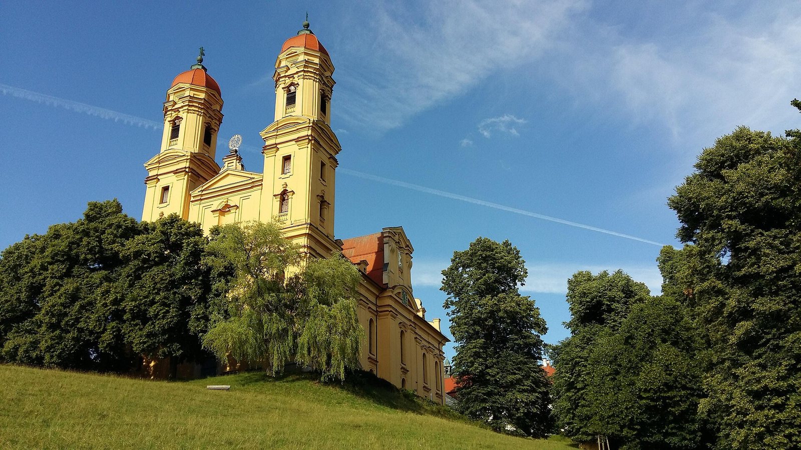 Die Wallfahrtskirche Schönenberg über Ellwangen